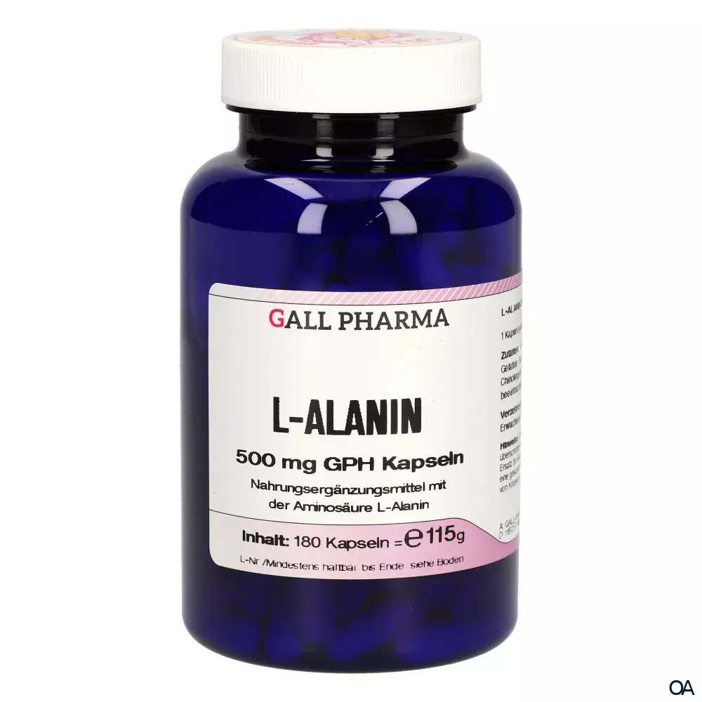 Gall Pharma L-Alanin 500 mg Kapseln Gall Pharma L-Alanin 500 mg Kapseln
