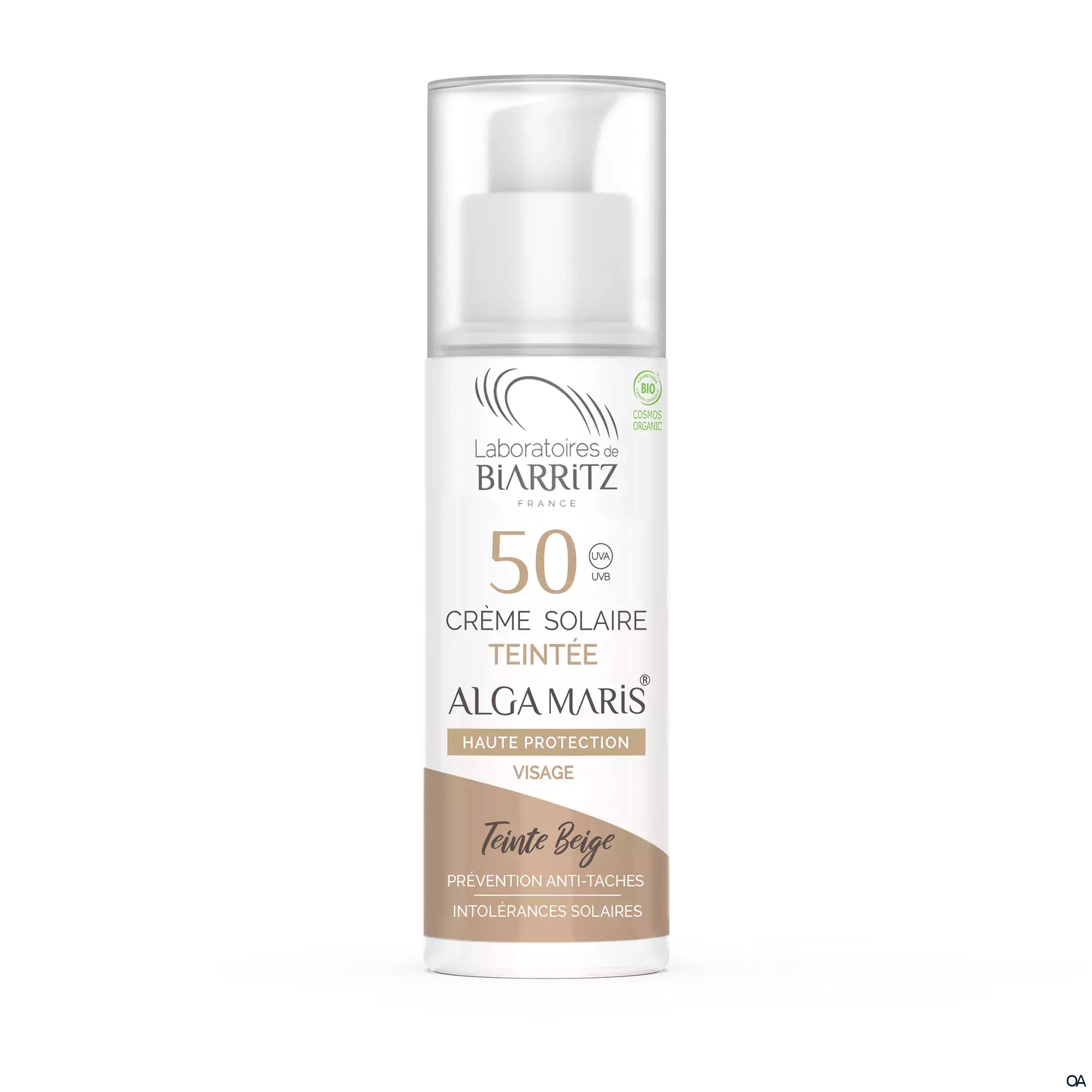 Alga Maris getönte Sonnencreme bio für Gesicht LSF 50 beige LdB Alga Maris getönte Sonnencreme bio für Gesicht LSF 50 beige LdB