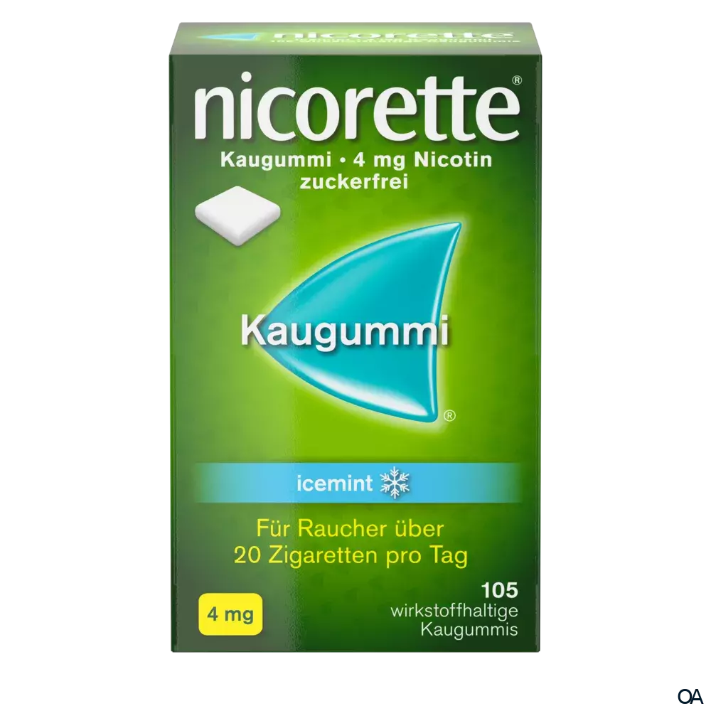 Nicorette® Icemint 4 mg - Kaugummi zur Raucherentwöhnung