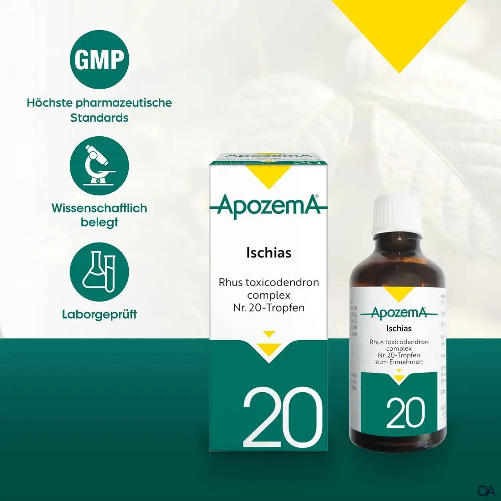 Apozema® Ischias Rhus toxicodendron complex Nr. 20 Tropfen zum Einnehmen