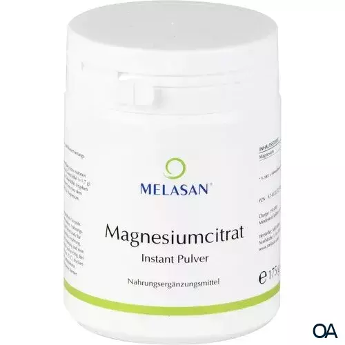 Melasan Magnesiumcitrat Instant Pulver