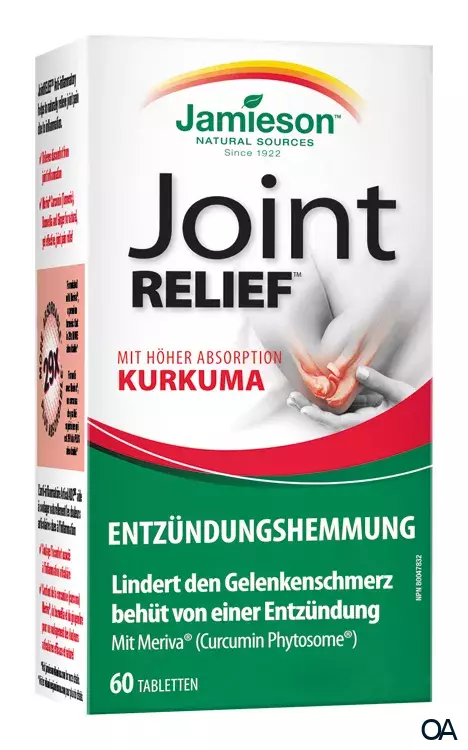Jamieson Joint Relief mit Meriva Curcumin Phytosome Tabletten