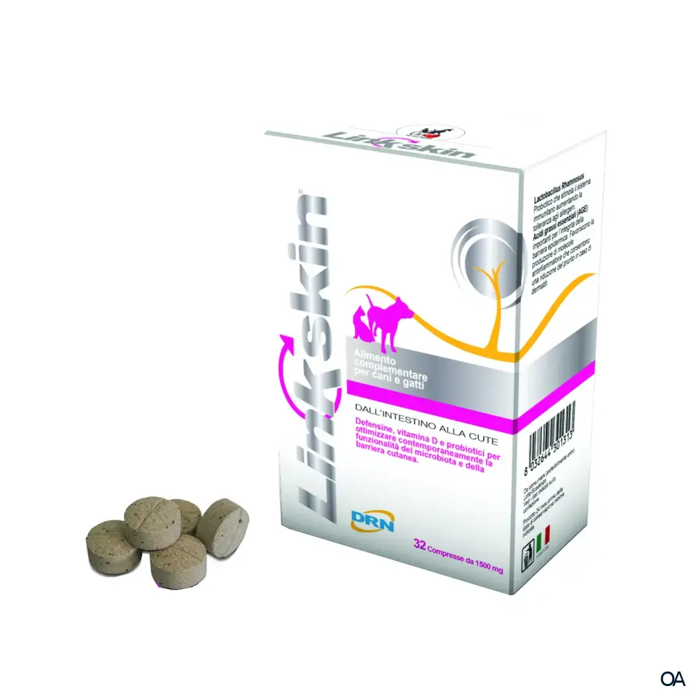 DRN Linkskin Tabletten für Hunde und Katzen