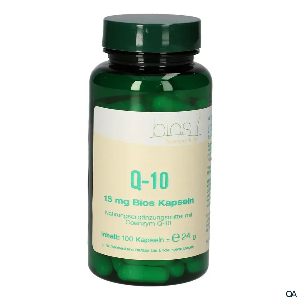 Bios Q-10 15 mg Kapseln Bios Q-10 15 mg Kapseln