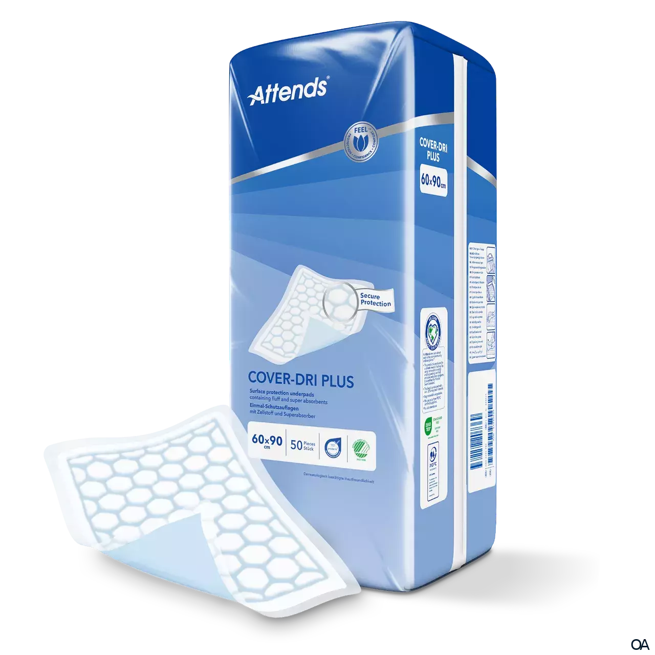 Attends Cover-Dri Plus Schutzauflagen 60 x 90 cm Attends Cover-Dri Plus Schutzauflagen 60 x 90 cm