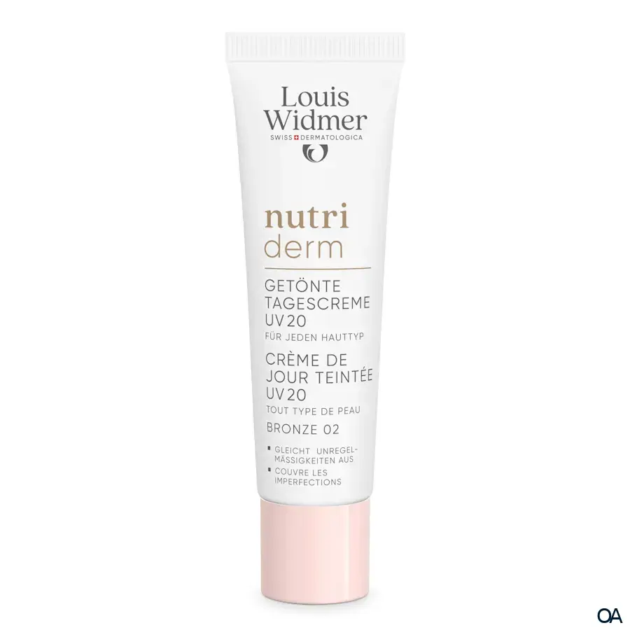 Louis Widmer nutriderm Getönte Tagescreme UV 20 Bronze 02 - ohne Parfum