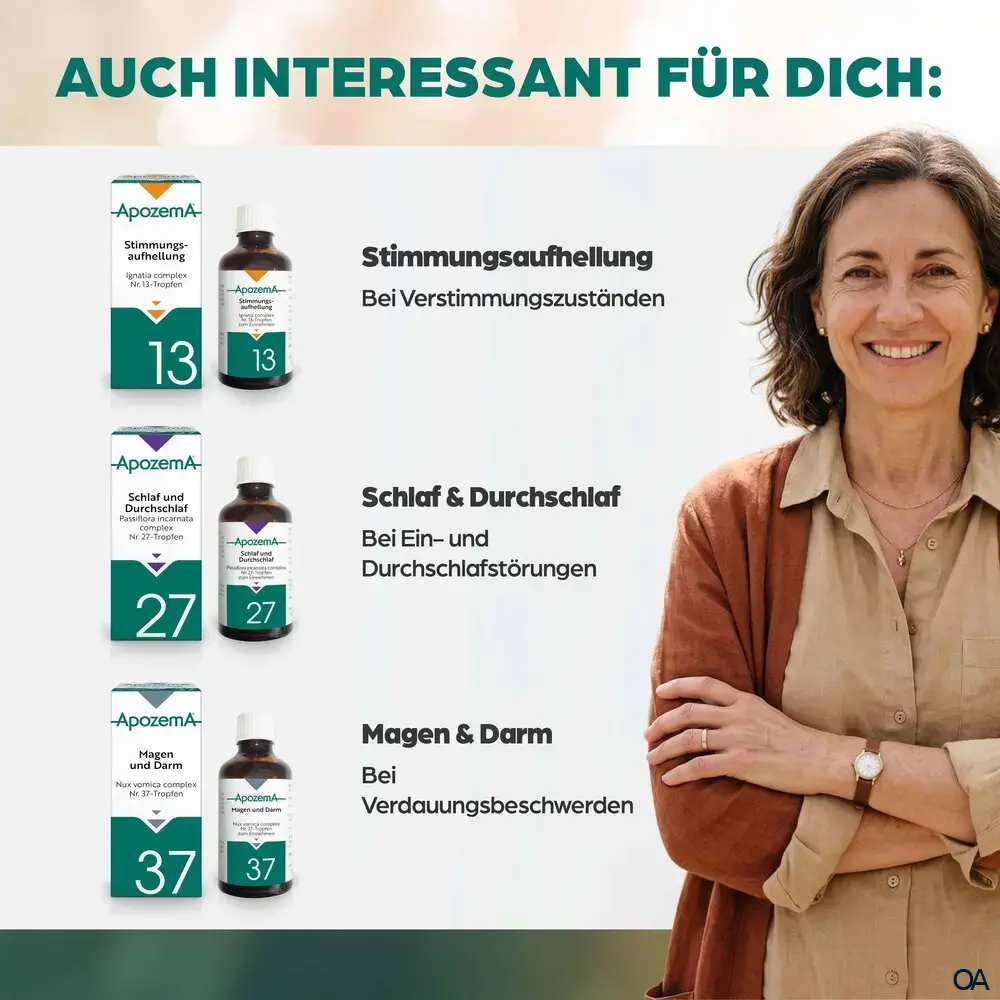 Apozema® Stress und Nerven Lycopus virginicus complex Nr. 33 Tropfen zum Einnehmen