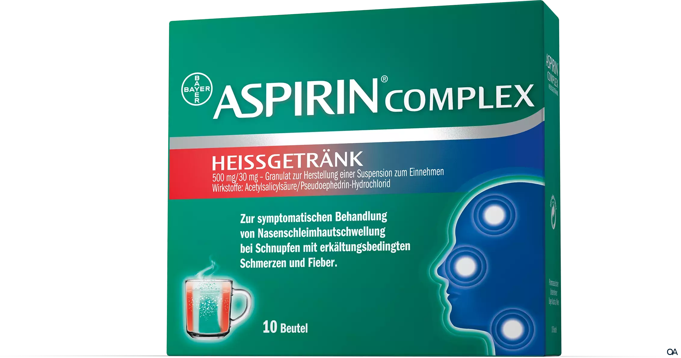 Aspirin® Complex Heissgetränk  500 mg / 30 mg Granulat