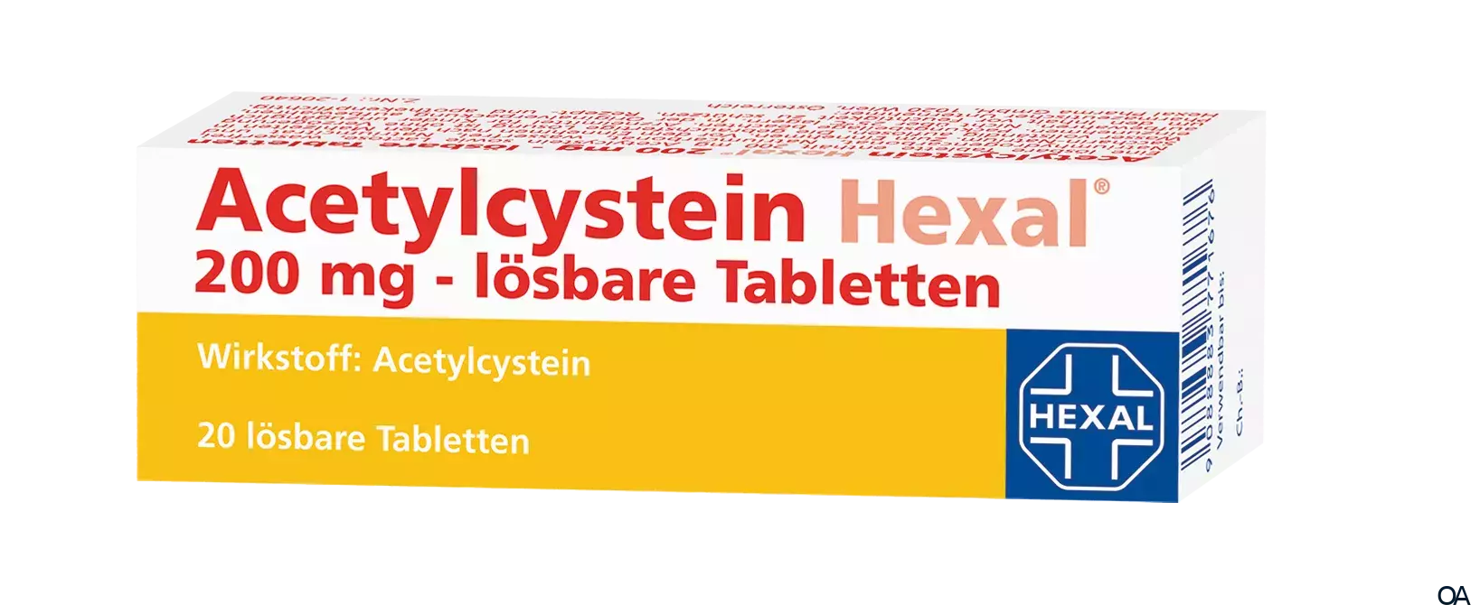 Acetylcystein Hexal 200 mg lösbare Tabletten Acetylcystein Hexal 200 mg lösbare Tabletten