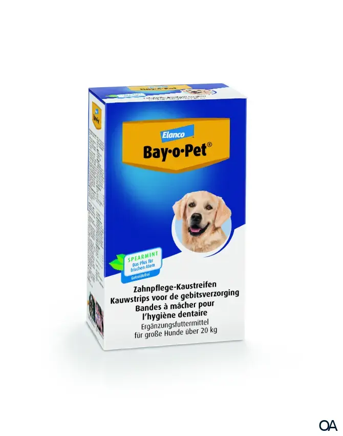 Bay-o-Pet® Kaustreifen mit Spearmint für große Hunde über 20 kg Bay-o-Pet® Kaustreifen mit Spearmint für große Hunde über 20 kg