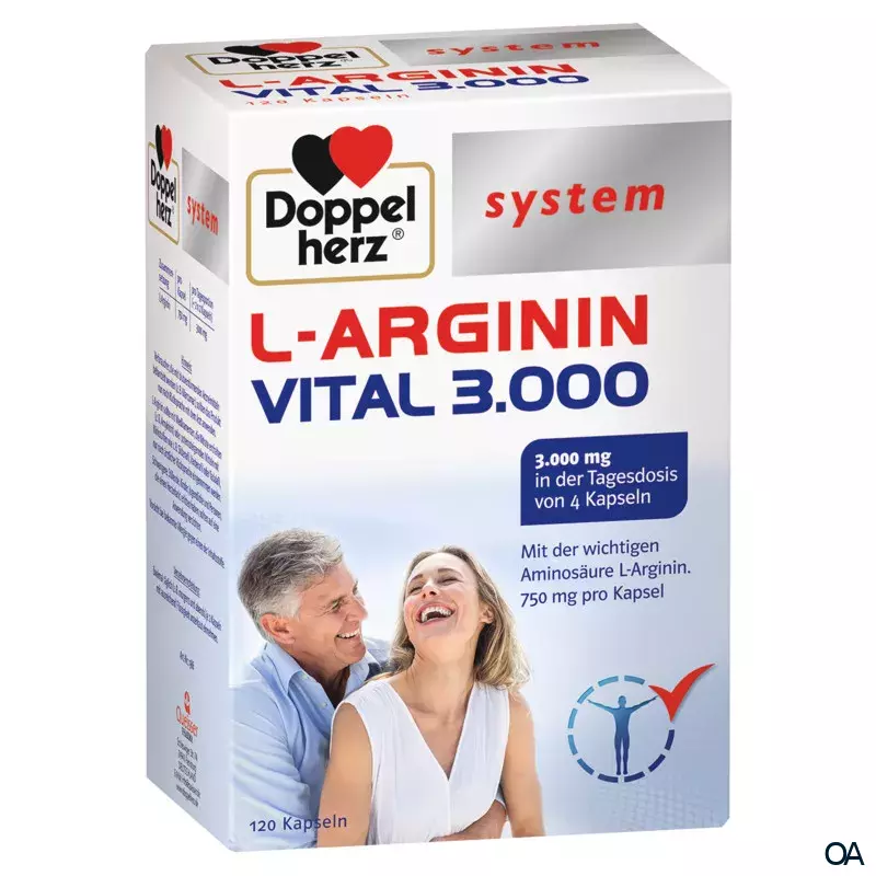 Doppelherz system L-ARGININ VITAL 3.000 Kapseln Doppelherz system L-ARGININ VITAL 3.000 Kapseln