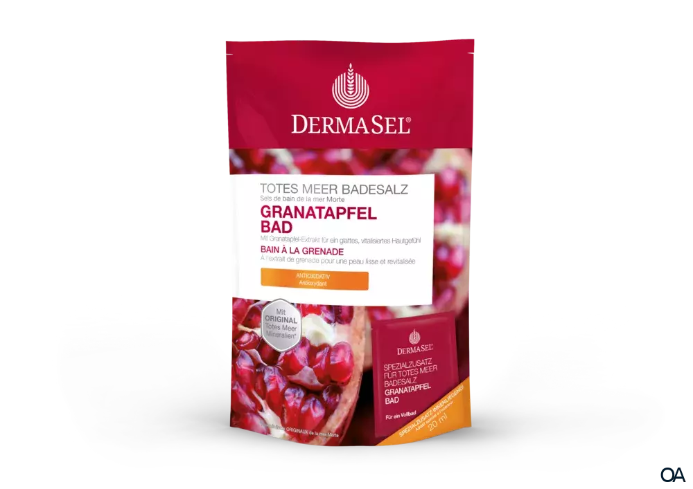 DermaSel® Totes Meer Badesalz Granatapfel Bad