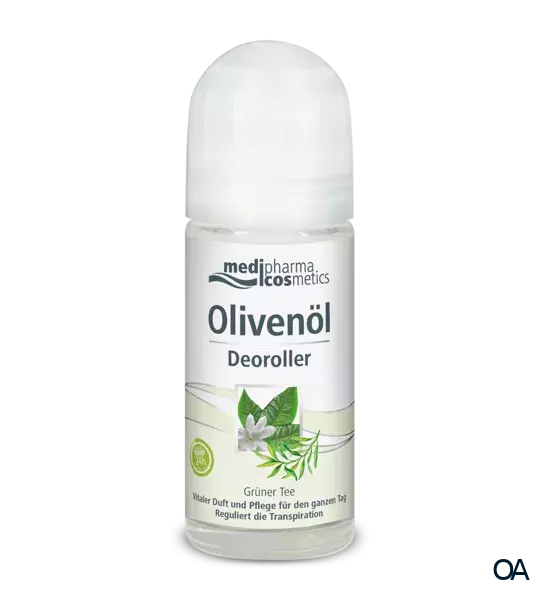 medipharma cosmetics Olivenöl Deoroller Grüner Tee