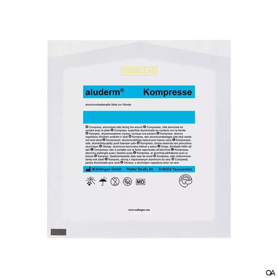 aluderm® Kompresse steril 10 x 15 cm