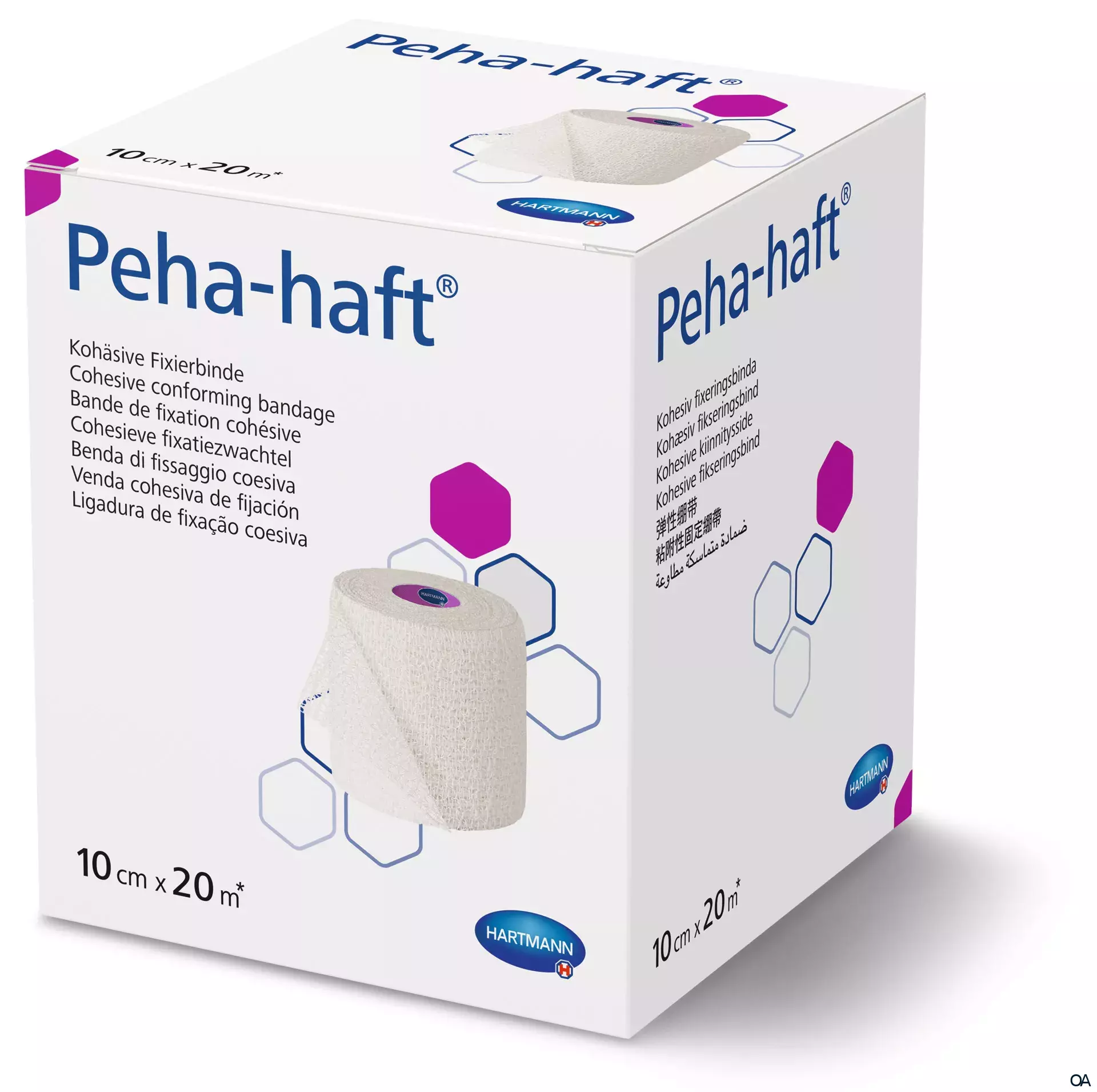 Peha-haft® latexfrei kohäsive Fixierbinde 10 cm x 20 m
