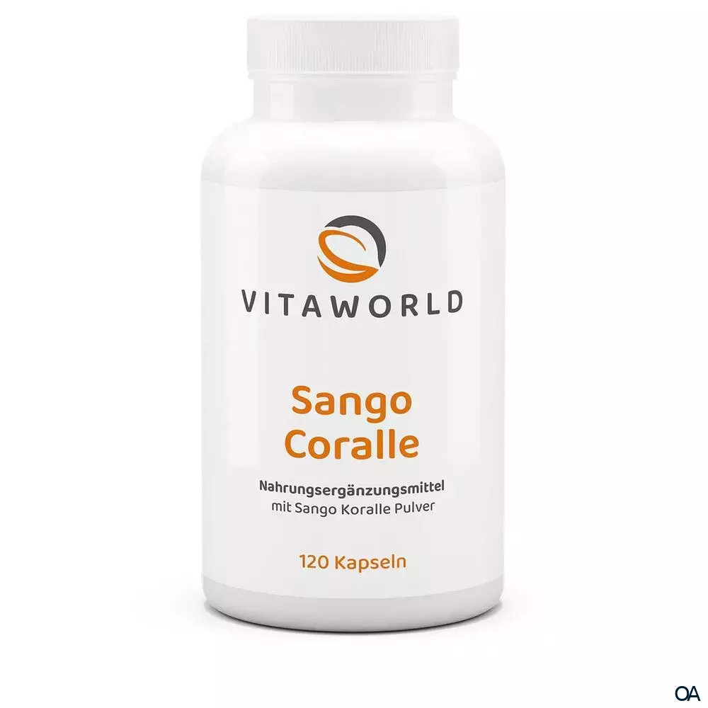 Vitaworld Sango-Coralle Calcium 500 mg Kapseln