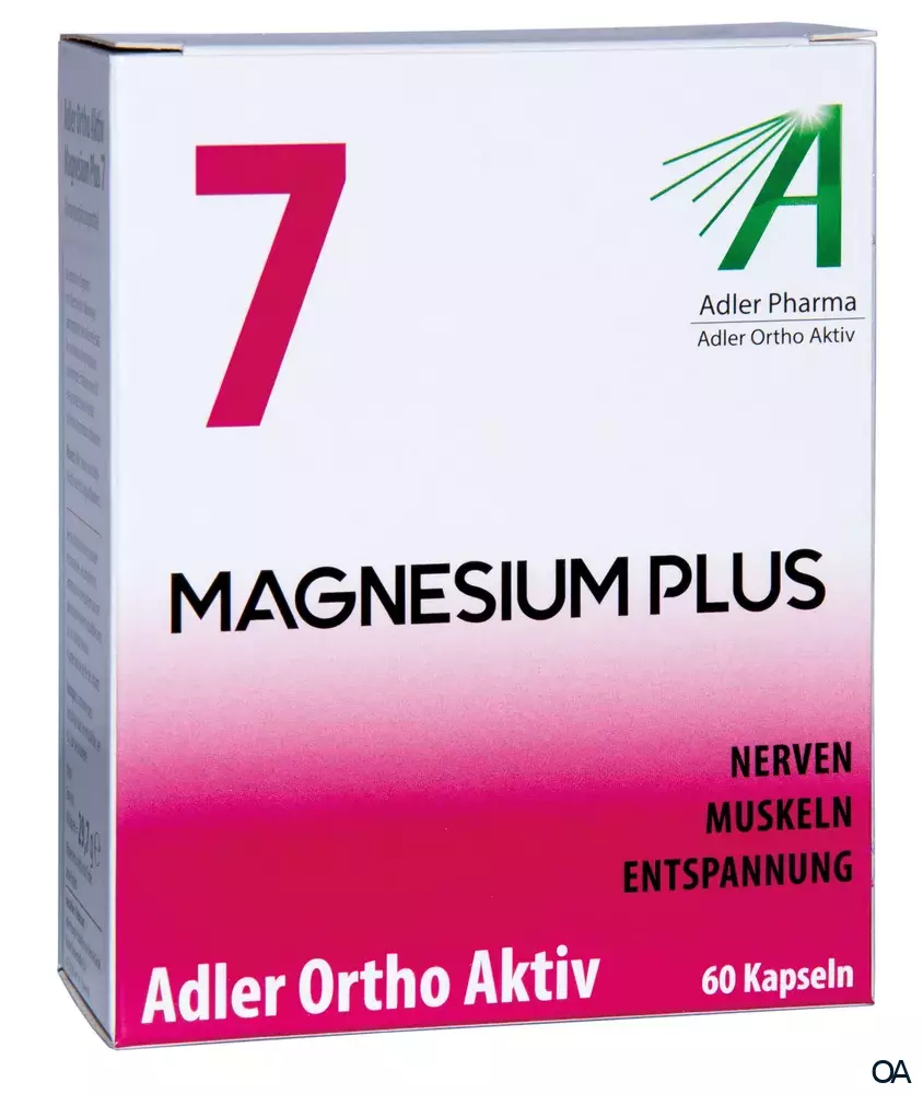 Adler Ortho Aktiv Nr. 7 Magnesium Plus Kapseln Adler Ortho Aktiv Nr. 7 Magnesium Plus Kapseln