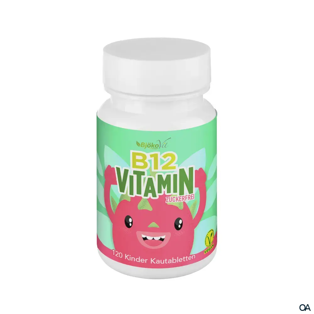 BjökoVit Vitamin B12 Kautabletten für Kinder BjökoVit Vitamin B12 Kautabletten für Kinder