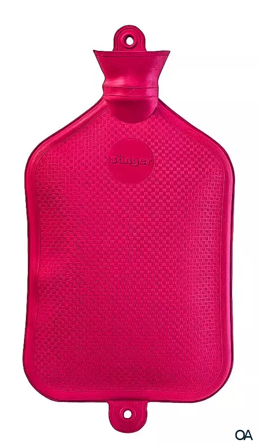 Sänger 3 Liter Wärmflasche, rot, 45 x 23,5 cm Sänger 3 Liter Wärmflasche, rot, 45 x 23,5 cm