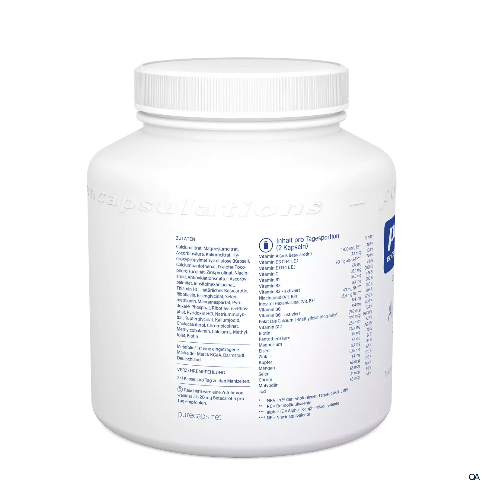 pure encapsulations® All-in-one Plus Kapseln