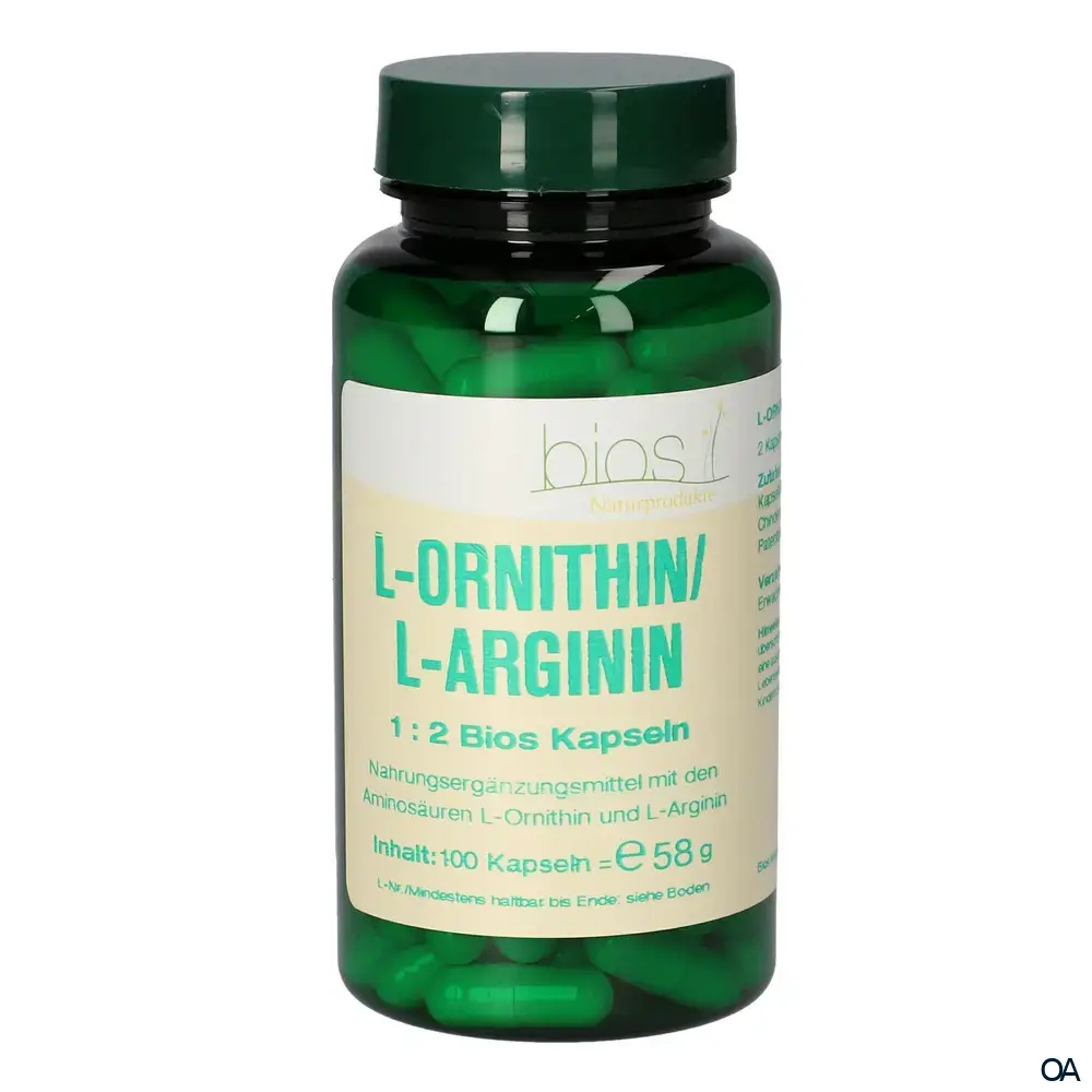 Bios L-Ornithin / L-Arginin Kapseln