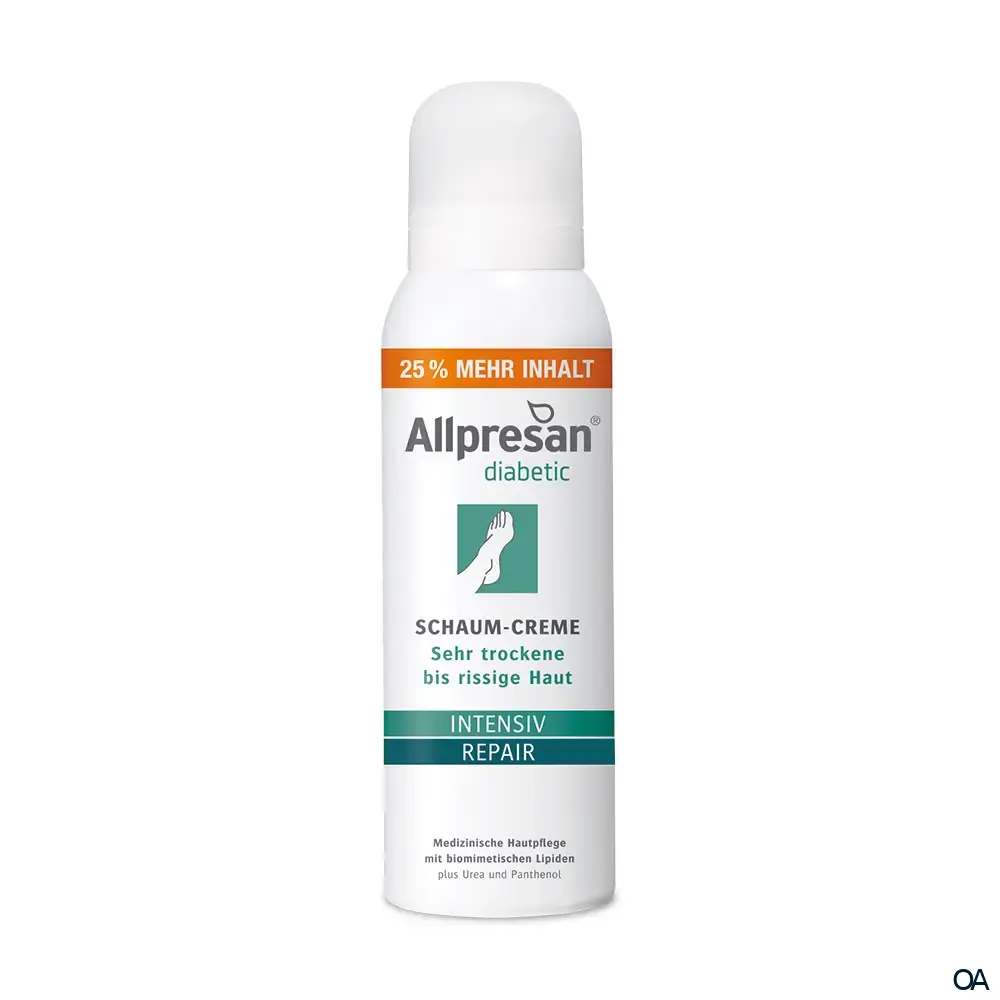 Allpresan® diabetic INTENSIV + REPAIR Schaum-Creme mit Urea