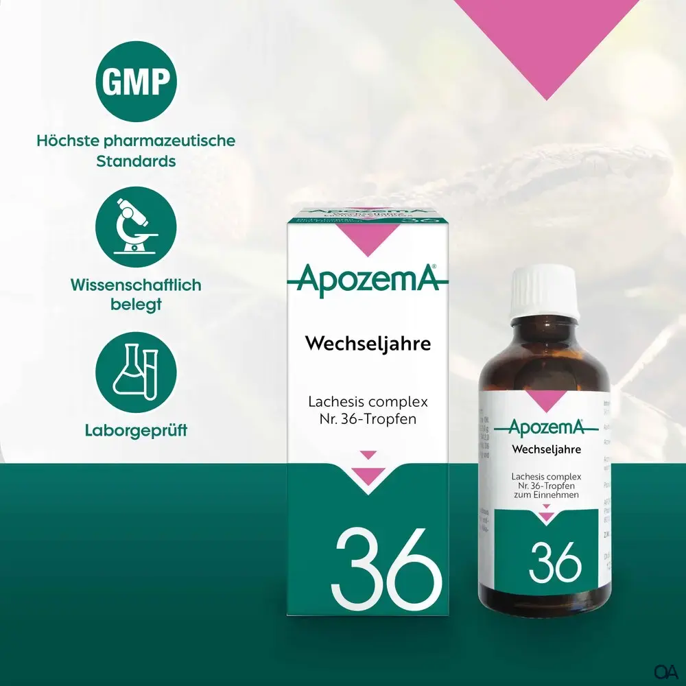 Apozema® Wechseljahre Lachesis complex Nr. 36 Tropfen zum Einnehmen