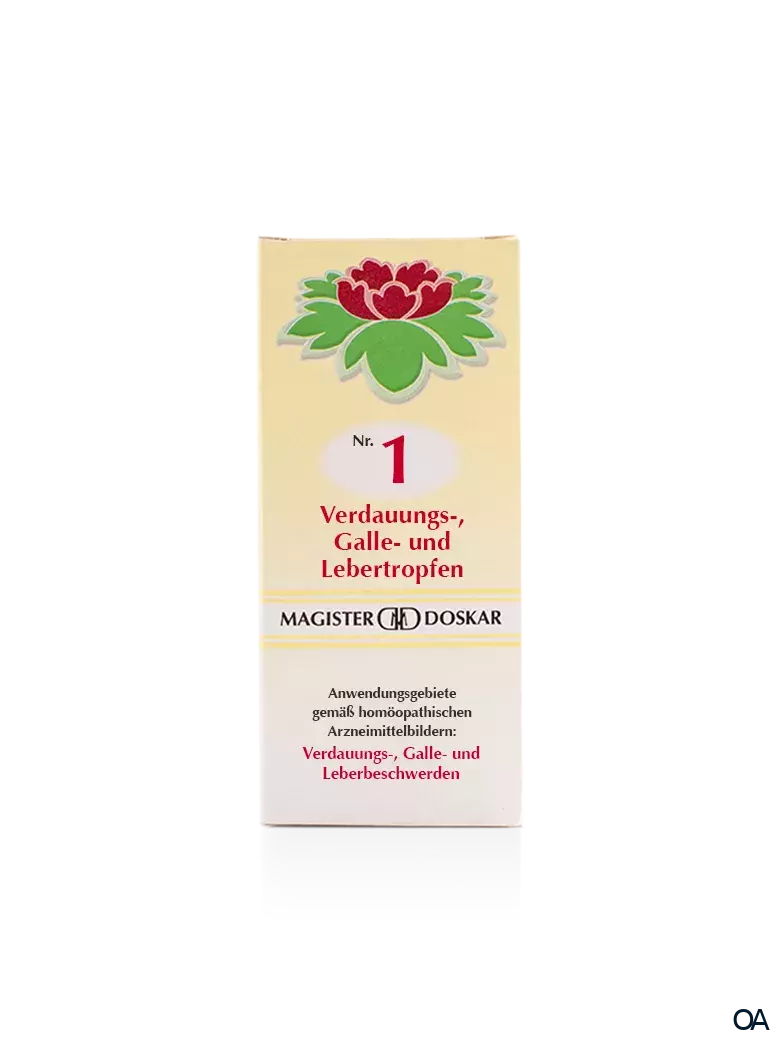 Doskar Tropfen Nr. 1 - Verdauungs-, Galle- und Lebertropfen Doskar Tropfen Nr. 1 - Verdauungs-, Galle- und Lebertropfen