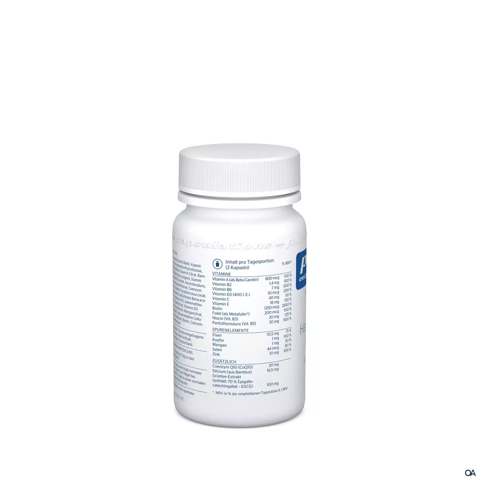 pure encapsulations® Haut-Haare-Nägel Kapseln