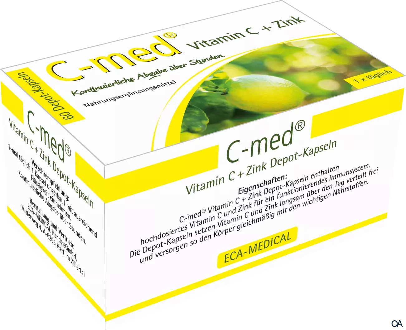 C-med® Vitamin C + Zink Depot-Kapseln