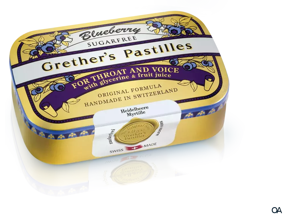 Grether’s Pastilles Blueberry zuckerfrei