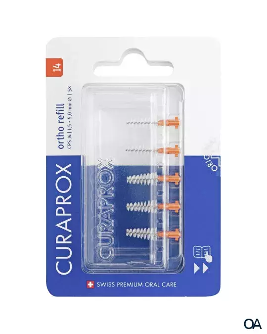 Curaprox Interdentalbürsten CPS 14 Ortho Refill Orange Curaprox Interdentalbürsten CPS 14 Ortho Refill Orange