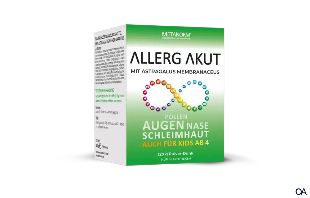 METANORM® ALLERG AKUT Pulver-Drink METANORM® ALLERG AKUT Pulver-Drink