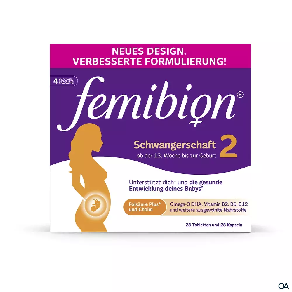 Femibion® 2 Schwangerschaft Tabletten + Kapseln Femibion® 2 Schwangerschaft Tabletten + Kapseln
