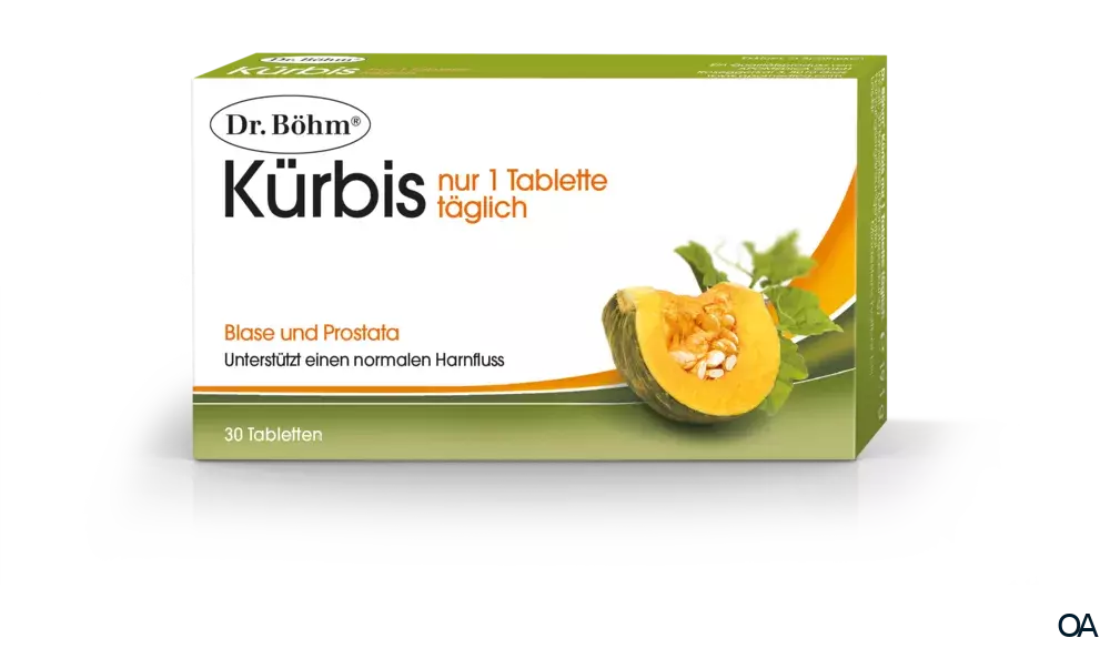 Dr. Böhm® Kürbis nur 1 x täglich Tabletten Dr. Böhm® Kürbis nur 1 x täglich Tabletten