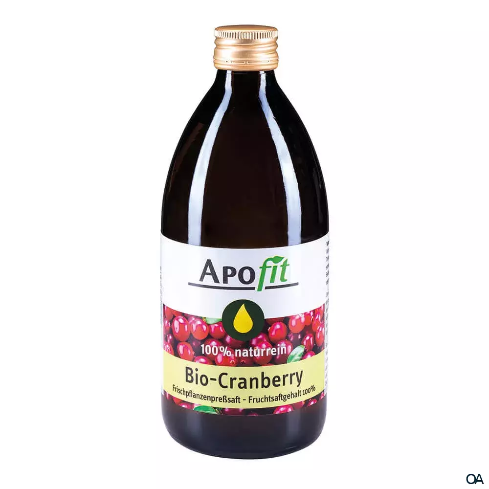 APOfit Bio Cranberry Frischpflanzenpresssaft  APOfit Bio Cranberry Frischpflanzenpresssaft