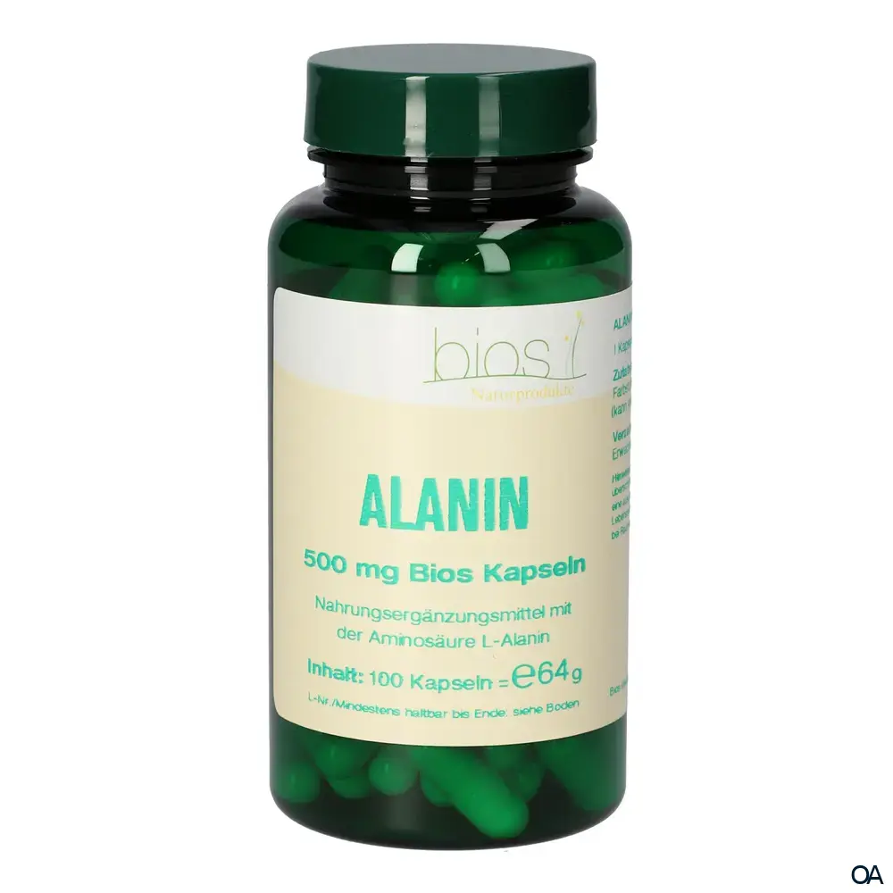Bios Alanin 500 mg Kapseln Bios Alanin 500 mg Kapseln