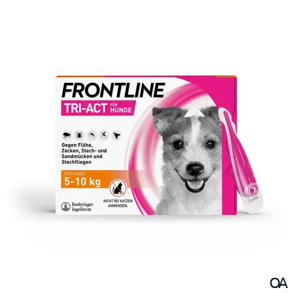 Frontline TRI-ACT® Lösung zum Auftropfen für Hunde 5 - 10 kg