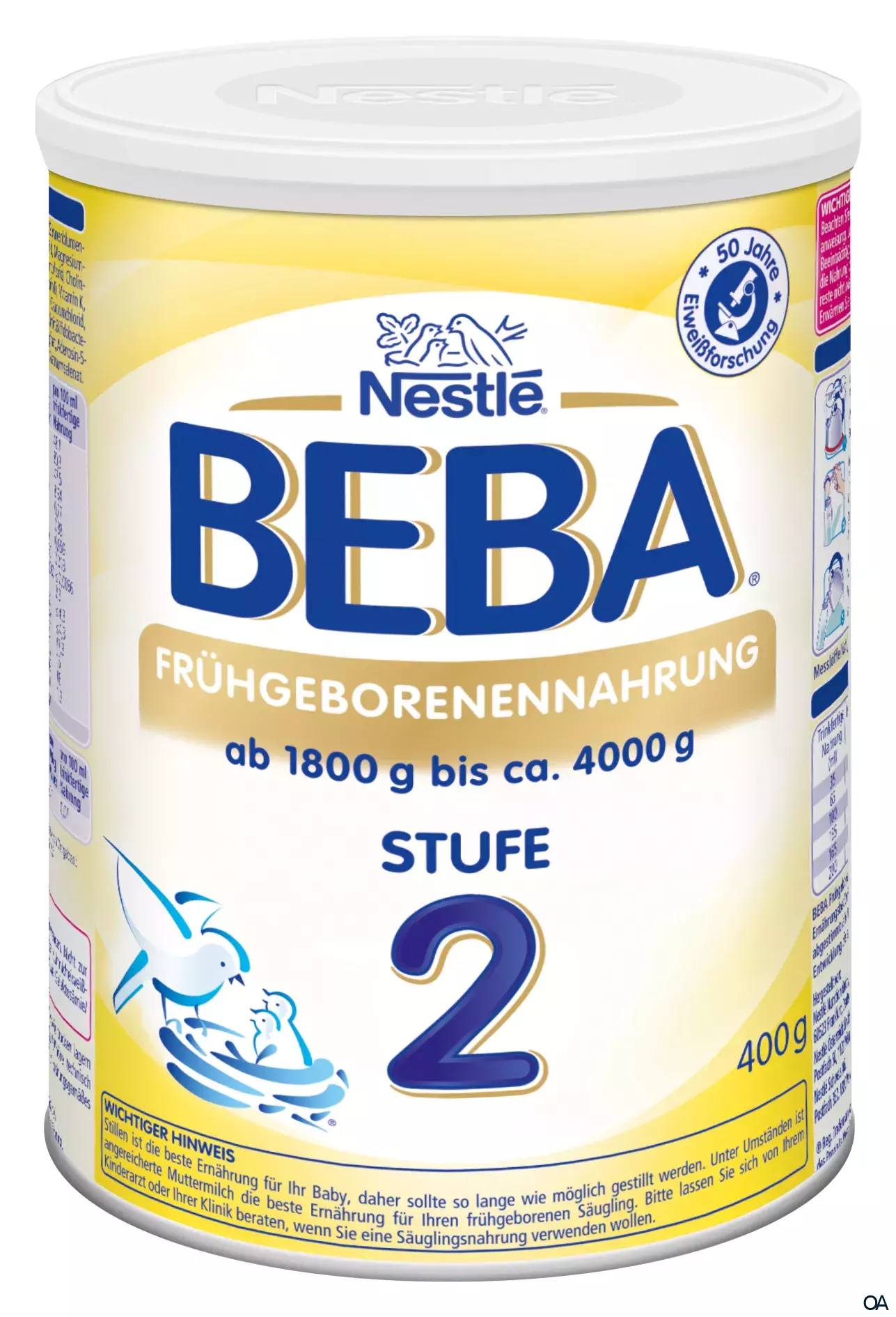 Nestlé Beba Frühgeborenennahrung Stufe 2 Pulver