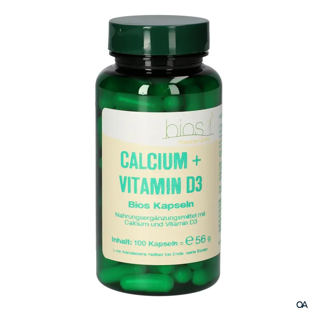 Bios Calcium + Vitamin D3 Kapseln Bios Calcium + Vitamin D3 Kapseln