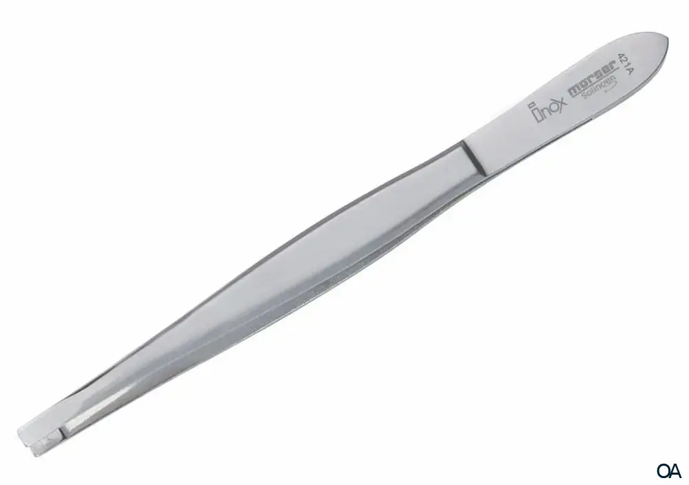 Mörser Solingen 421A Pinzette Inox (9 cm), gerade