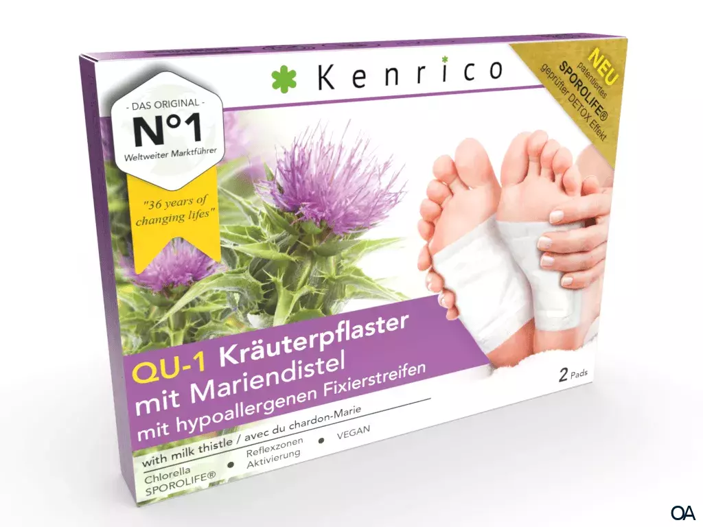 Kenrico QU-1 Kräuterpflaster mit Mariendistel