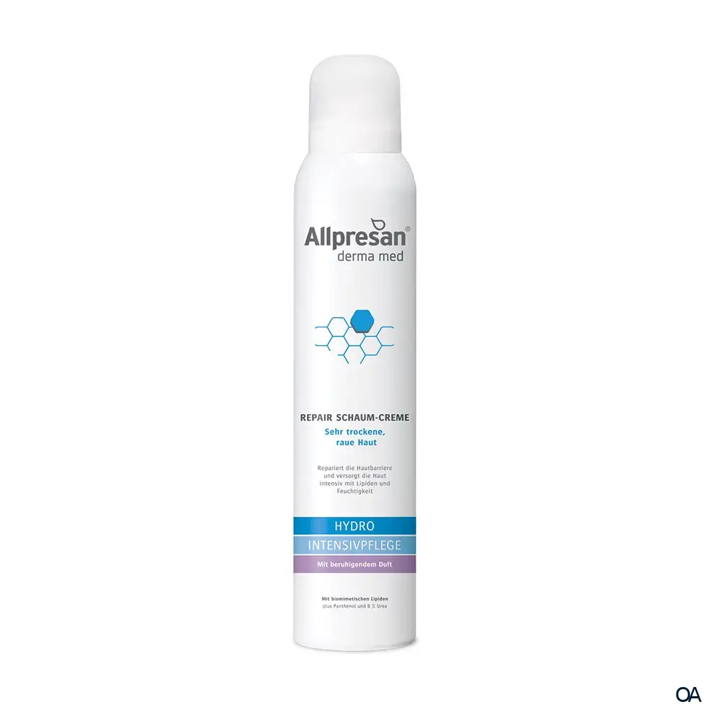 Allpresan® Derma med HYDRO INTENSIVPFLEGE Repair Schaum-Creme mit Duft Allpresan® Derma med HYDRO INTENSIVPFLEGE Repair Schaum-Creme mit Duft