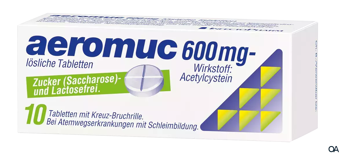 Aeromuc 600 mg lösliche Tabletten Aeromuc 600 mg lösliche Tabletten