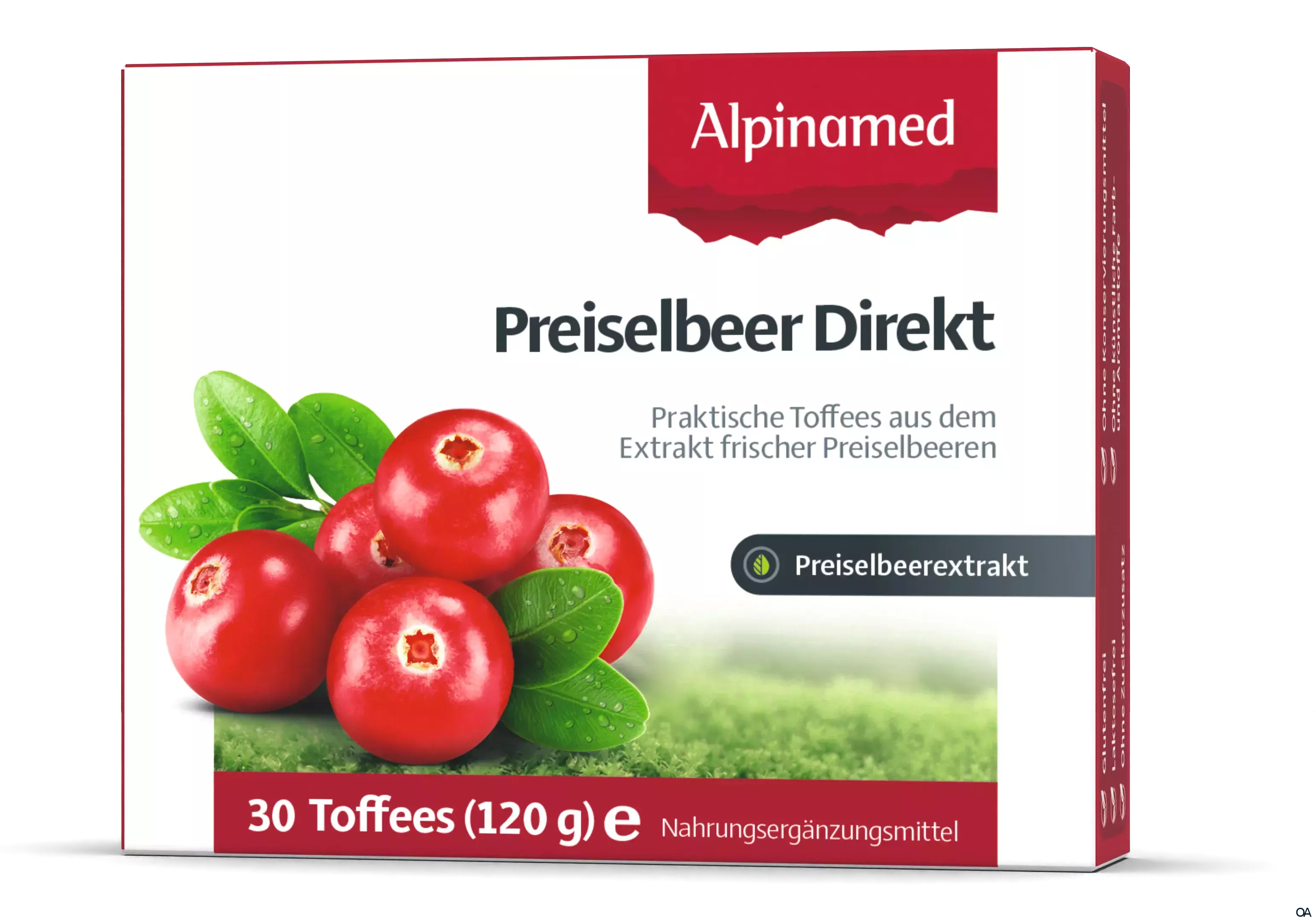 Alpinamed® Preiselbeer Direkt-Toffees Alpinamed® Preiselbeer Direkt-Toffees