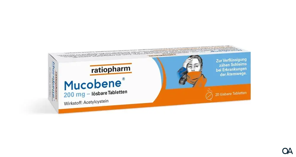 Mucobene® 200 mg lösbare Tabletten