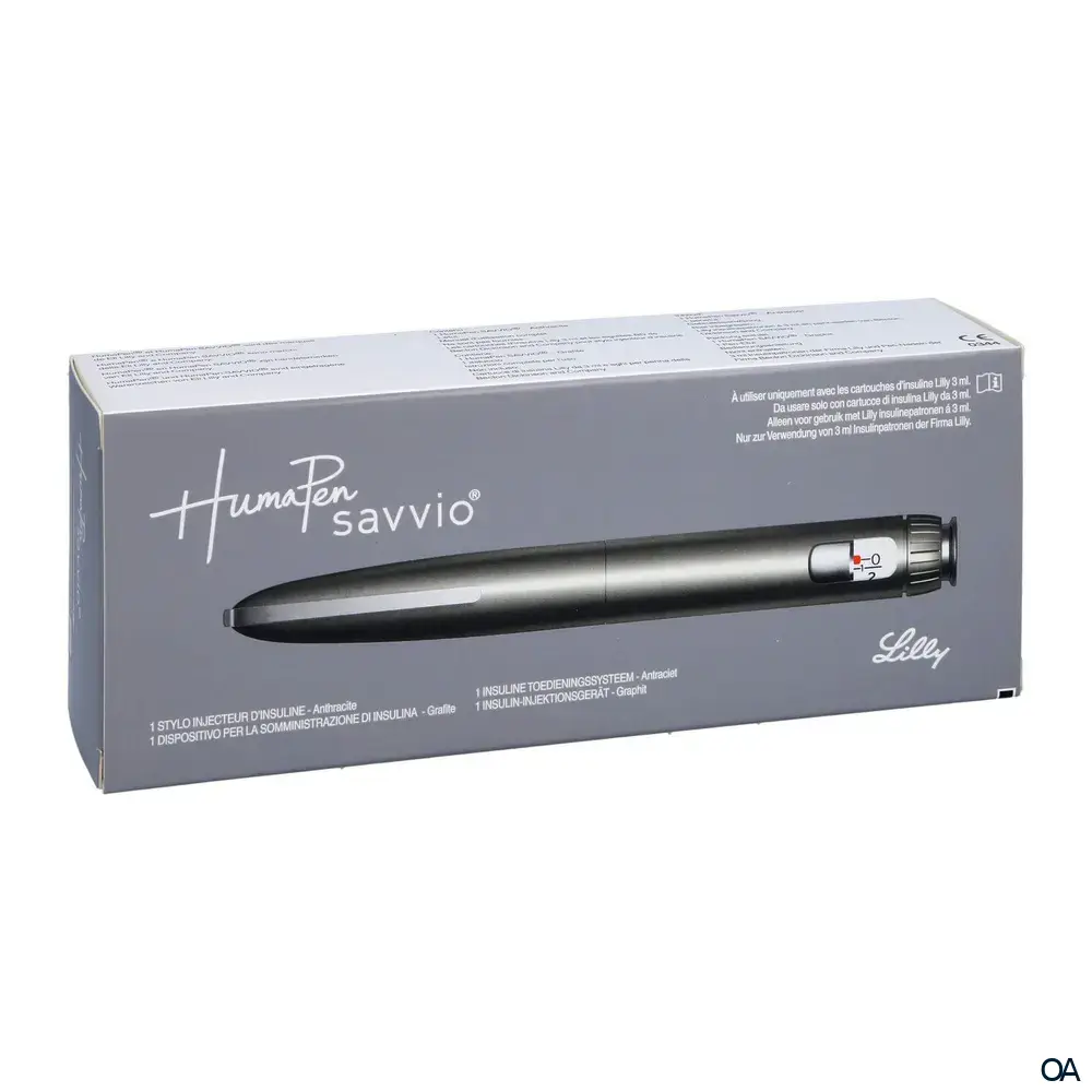 HumaPen SAVVIO® Insulin-Injektionsgerät - Graphit HumaPen SAVVIO® Insulin-Injektionsgerät - Graphit