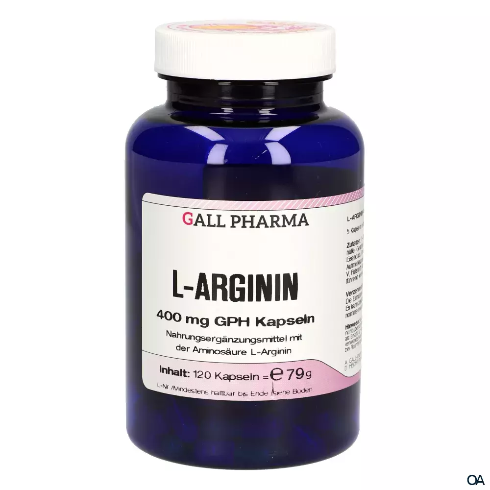 Gall Pharma L-Arginin 400 mg Kapseln Gall Pharma L-Arginin 400 mg Kapseln