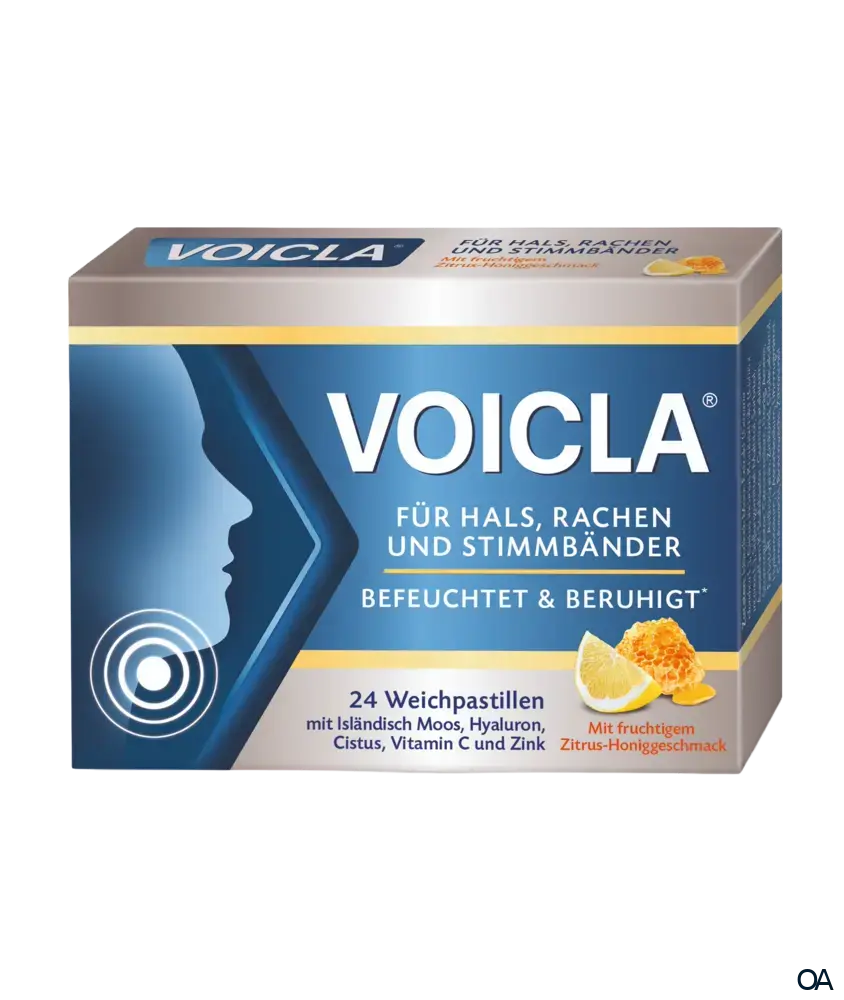 VOICLA® Weichpastillen Zitrus-Honiggeschmack