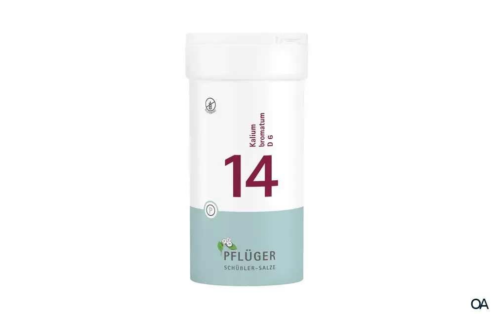 BIOCHEMIE PFLÜGER® Nr. 14 Kalium bromatum D6 Tabletten